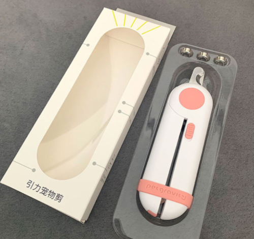 Pet Nail Scissors LED Nail Clipper Trimmer