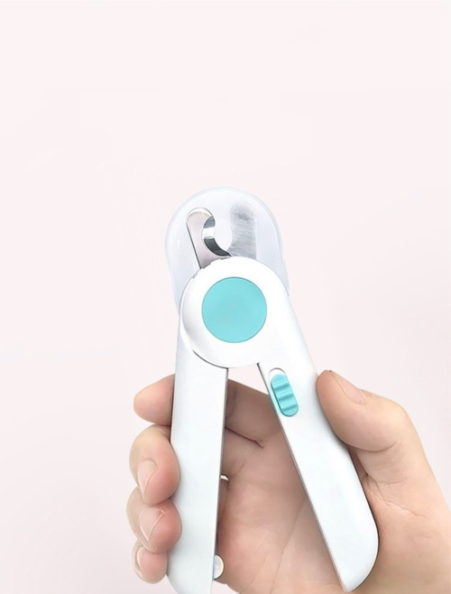 Pet Nail Scissors LED Nail Clipper Trimmer